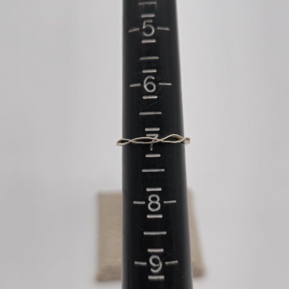 Size 7 Sterling Silver Handmade Rough Odd Band Ring A3096 - Picture 5 of 7